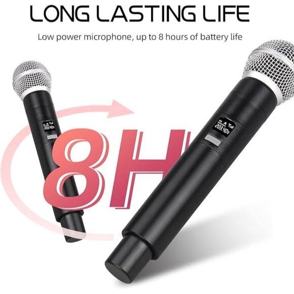 D Debra VHF Wireless Microphone System with Dual Handheld Mic and XLR Interface - Picture 5 of 10